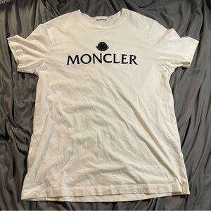 MONCLER T-SHIRT S COTTON White Used